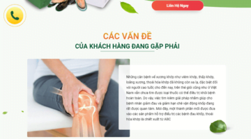 Mẫu theme ladipage đẹp về thực phẩm chức năng N082007