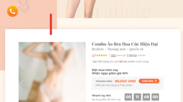 Mẫu theme ladipage Áo Bra - H102004