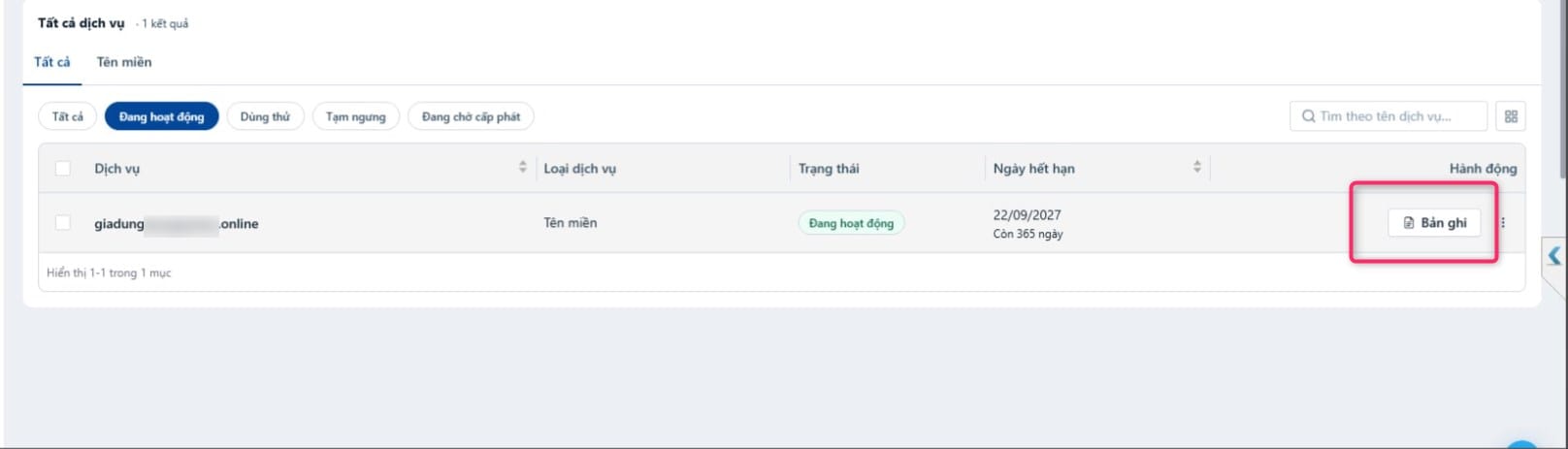 Hướng dẫn Trỏ tên miền về Ladipage chuẩn 36 Sau khi mua thành công tên miền