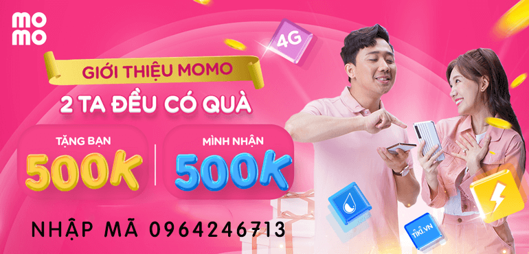 Tải App momo nhận 500k