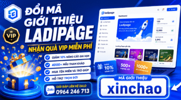 Đổi mã giới thiệu Ladipage