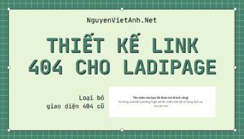 Thiết kế link 404 cho Ladipage