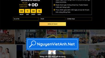 Mẫu theme ladipage Khóa hoc DNA 1014