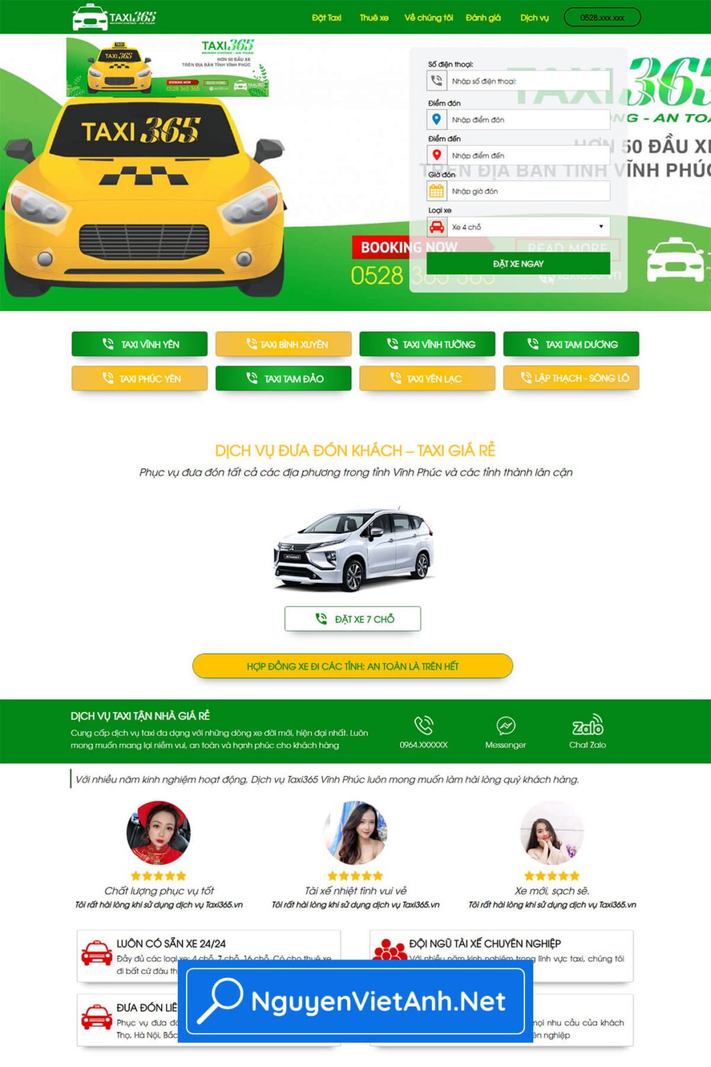 #1 Mẫu theme ladipage Xe Taxi siêu đẹp Tháng 2 2026