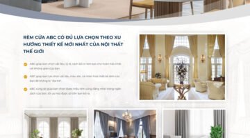 Mẫu theme ladipage đẹp về rèm cửa NVA0033