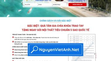 Mẫu theme landing page BĐS APEC Mandala Wyndham Mũi Né - NVA2021