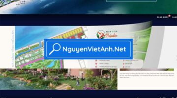 Theme mẫu landing page BĐS Hoa Tiên Paradise - NVA2033