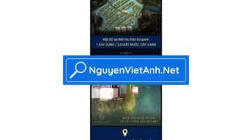 Theme mẫu landing page BĐS Biệt thự đảo Eco Park NVA2037