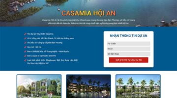 Theme mẫu landing page BĐS Khu đô thị Casamia Hội An NVA2040