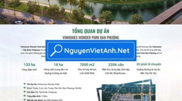 Theme mẫu landing page BĐS Vinhomes Wonder Park Đan Phượng NVA2055
