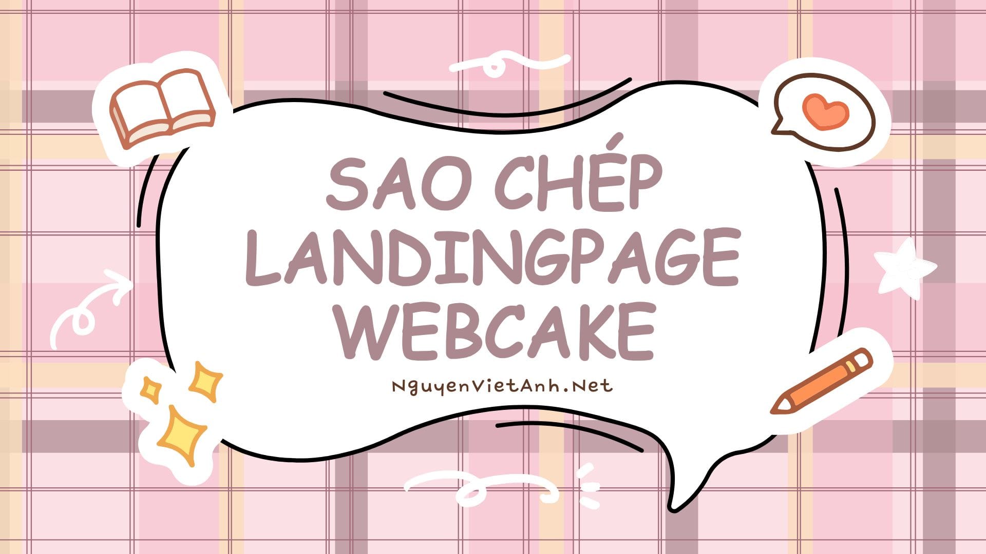 Sao chép, Copy thiết kế Landingpage bằng Webcake