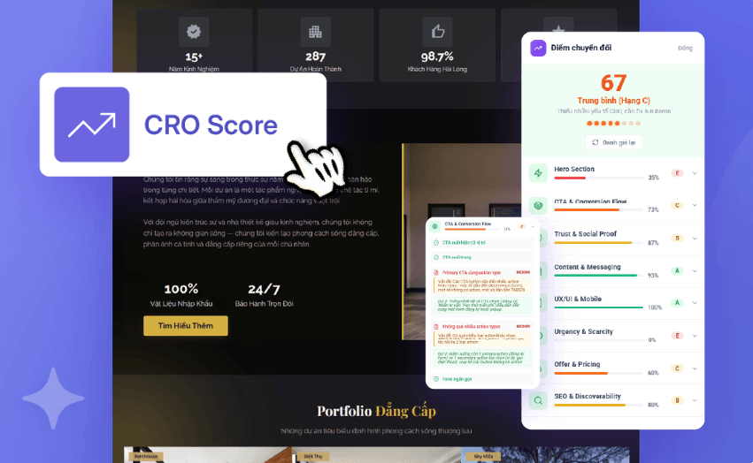 Thiết kế Landing page với Ladipage AI chi phí rẻ nhất 10 AI đánh giá & gợi ý cải thiện chuyển đổi
