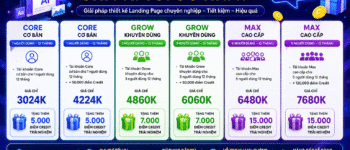 Thiết kế Landing page với Ladipage AI chi phí rẻ nhất
